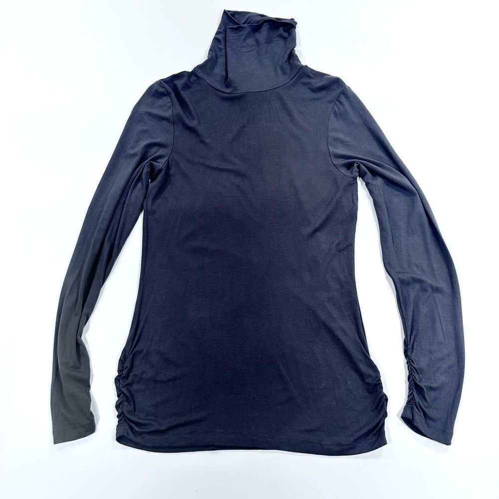 Design History grey turtleneck long sleeve top L